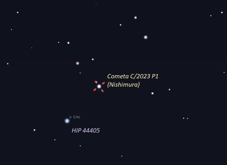 Cometa C/2023 P1 Nishimura