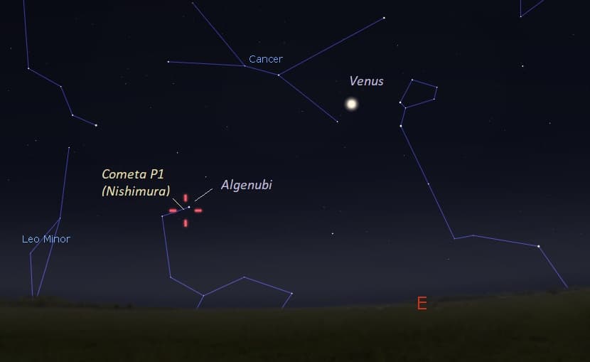 Cometa C/2023 P1 Nishimura