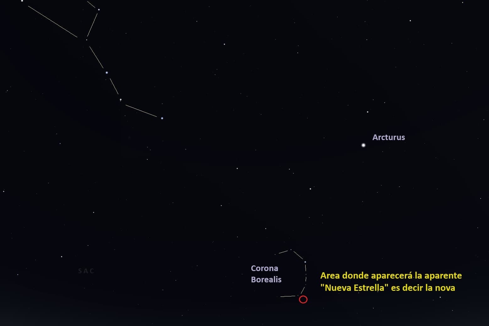 T Corona Borealis - G - Stellarium